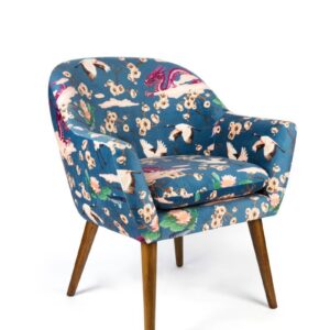 Poltrona FUJI, stile orientale, multicolore