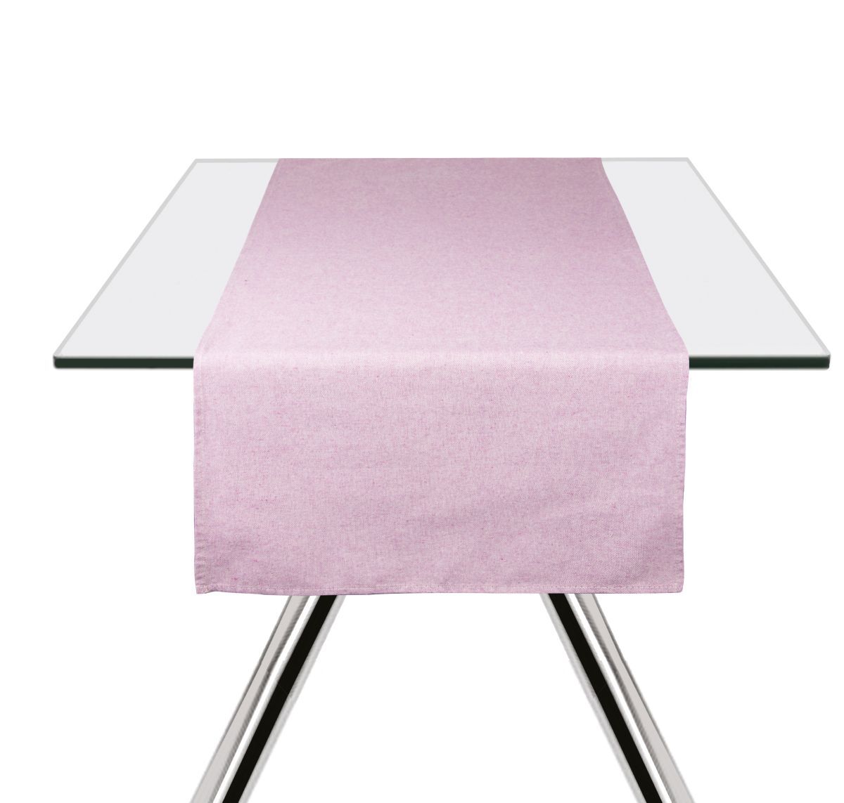 Runner PASTEL COLOR, lilla pastello, 45x140 cm - immagine 2