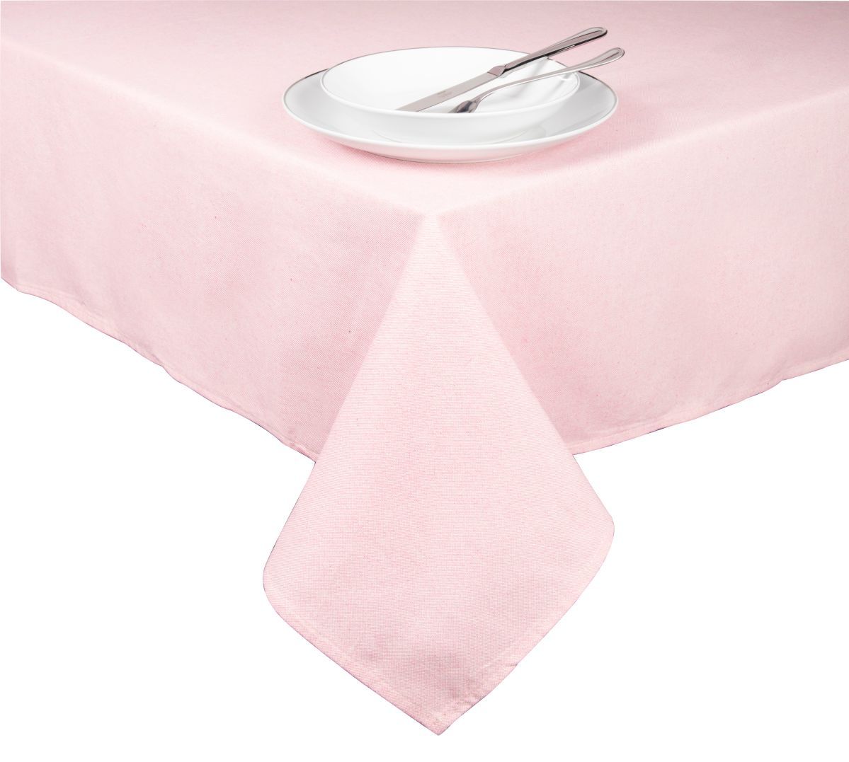 Tovaglia rettangolare PASTEL COLOR, rosa pastello, 140x180 cm - immagine 3