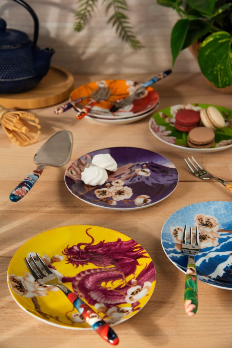Piattini aperitivo FUJI, 6 pezzi, stile giapponese - immagine 10