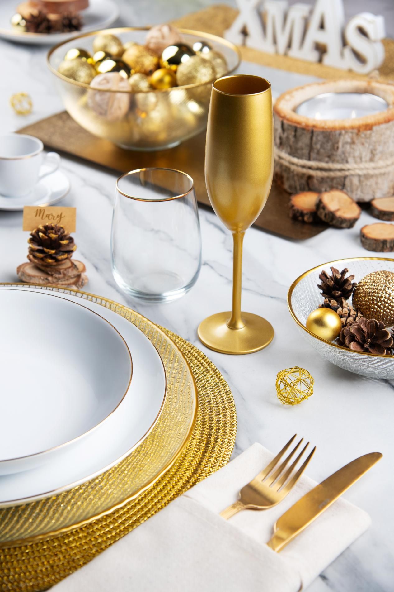 Tovagliette tonde cm 36 in Gold - immagine 8