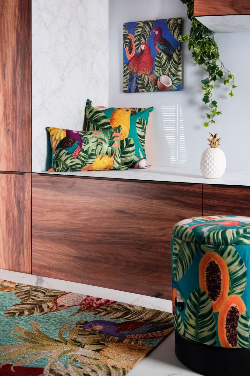 Tappeto HAVANA, stile esotico, multicolore, 165x110 cm - immagine 4