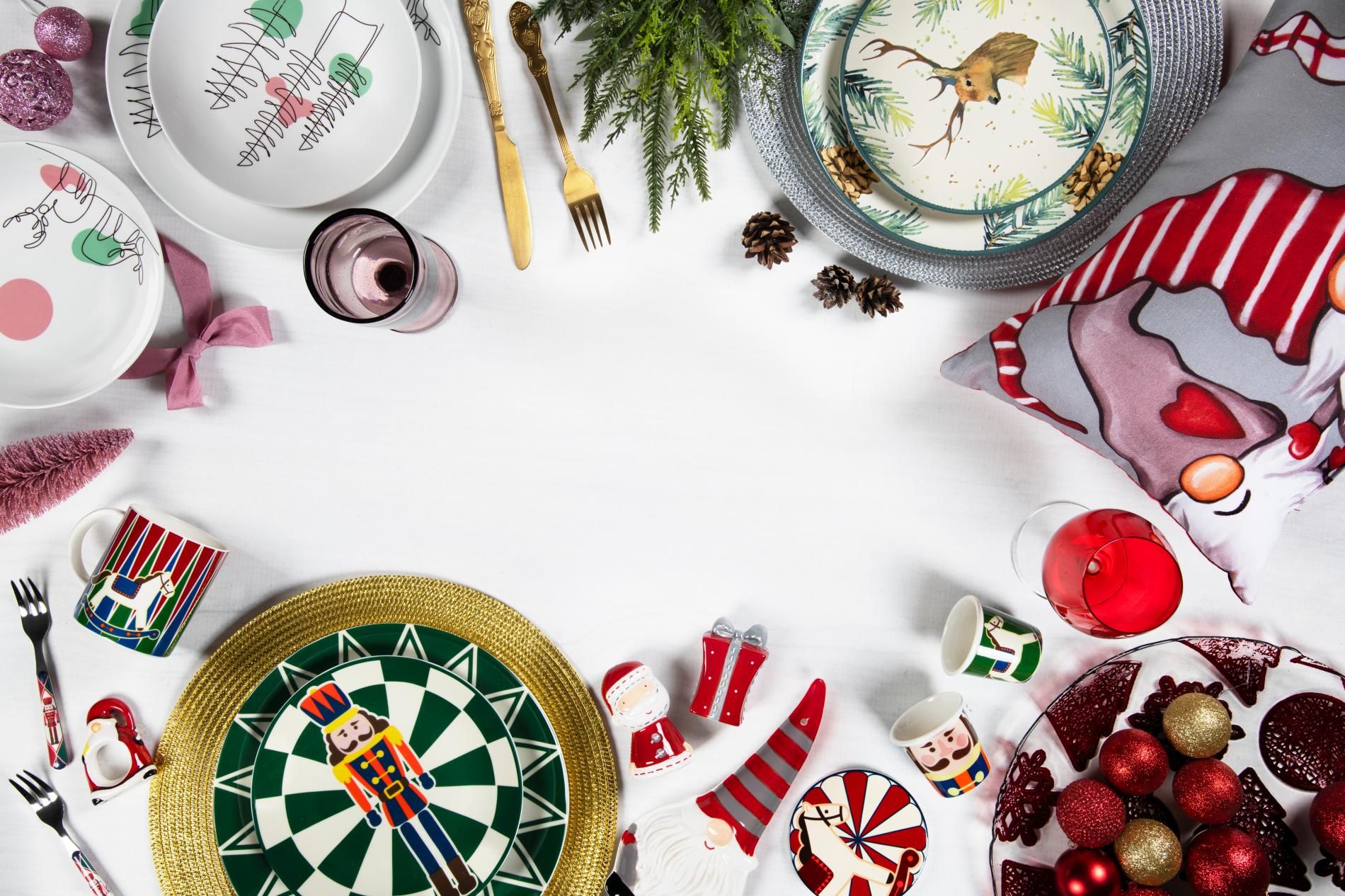 Servizio piatti VINTAGE CHRISTMAS ,18 pezzi, natalizio, in porcellana - immagine 15