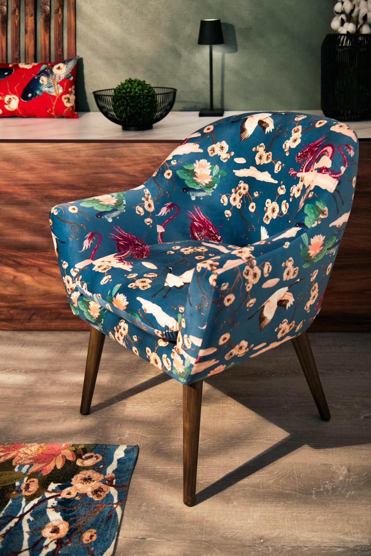 Cuscino decorativo FUJI, stile orientale carpe, 45x30 cm - immagine 10