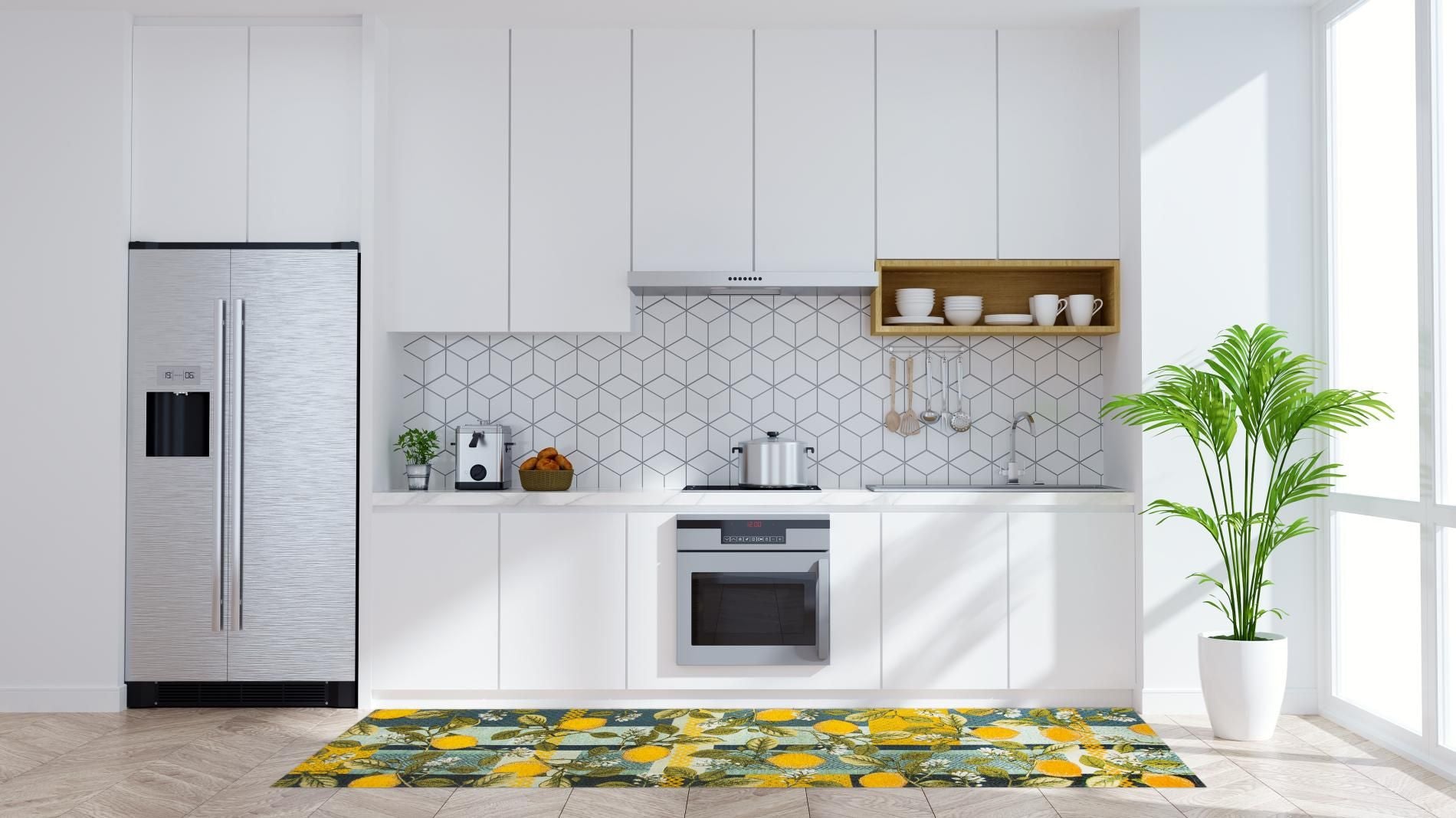 Passatoia BOBOLI, con limoni, 55x180 cm - immagine 5