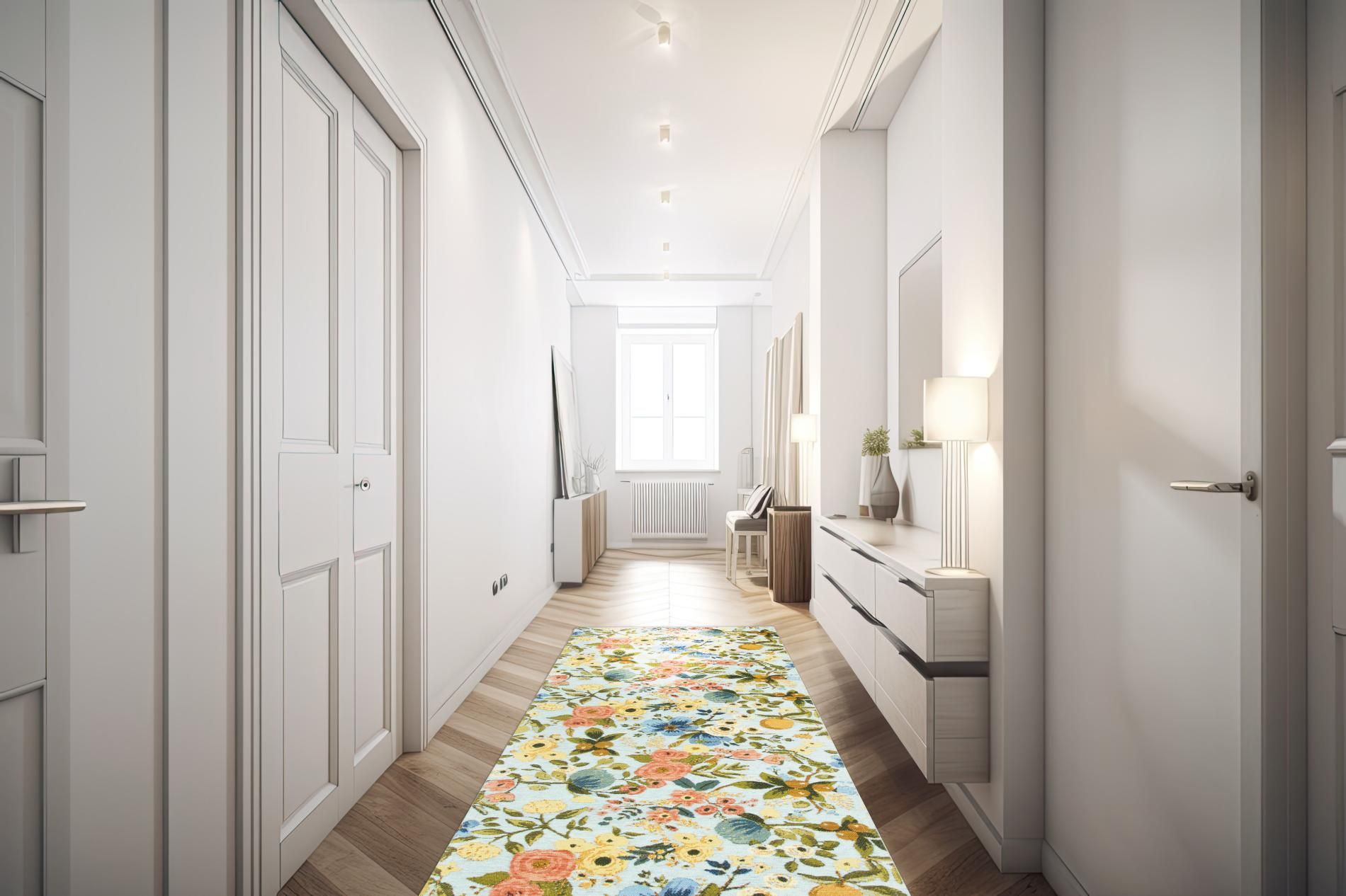 Passatoia FIORI FRIDA, floreale, 55x180 cm - immagine 9