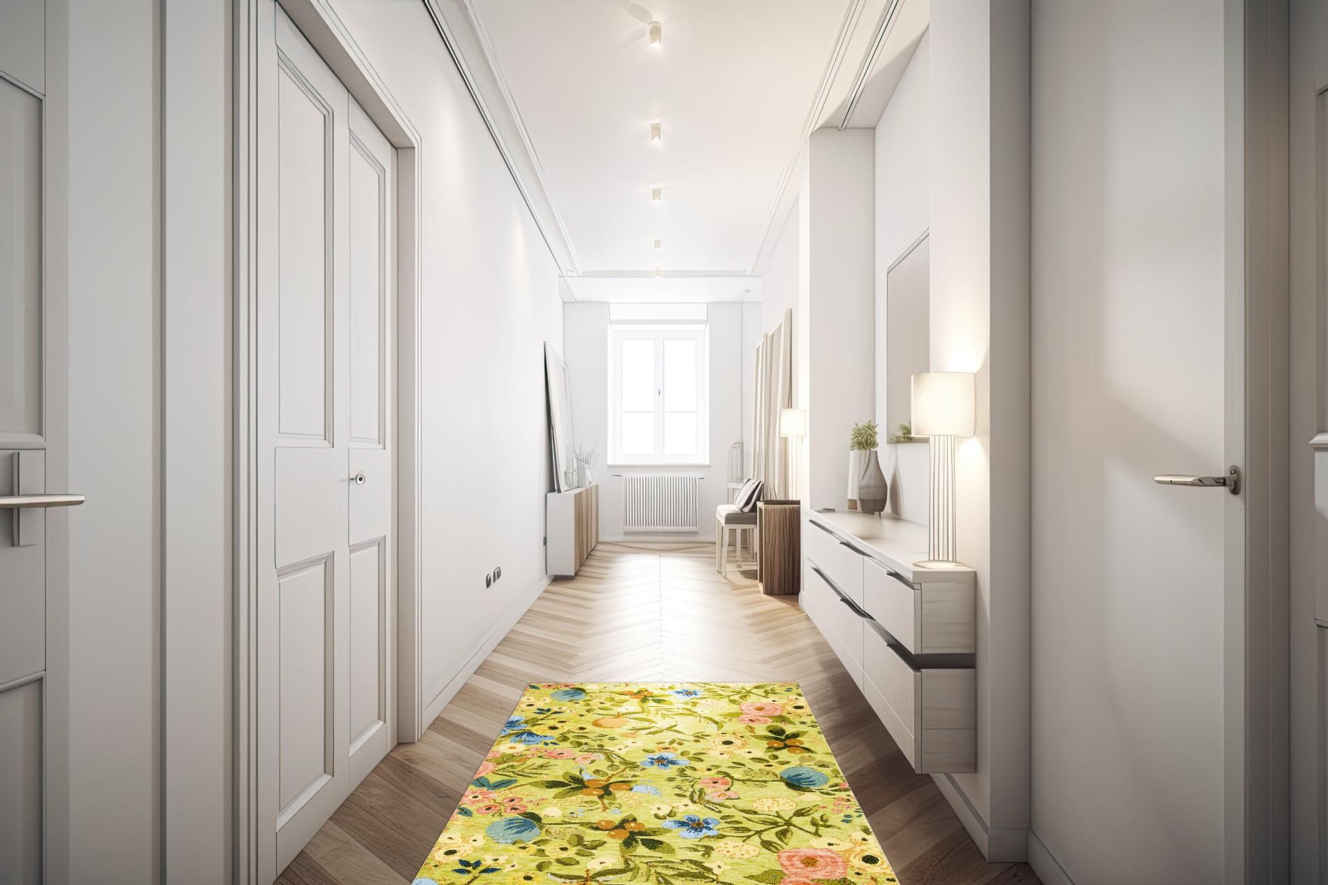 Passatoia FIORI FRIDA, floreale, 55x110 cm - immagine 8