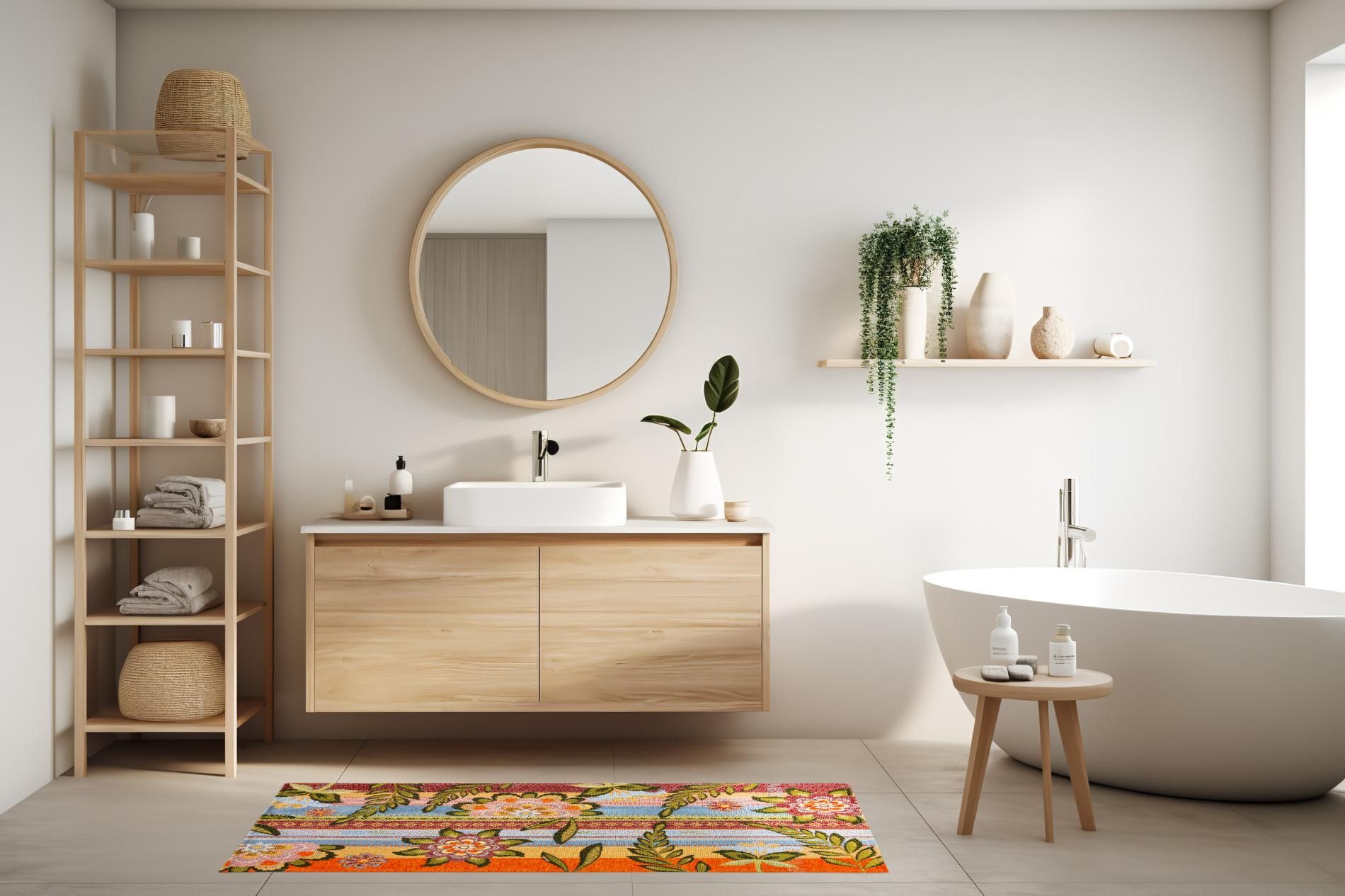 Passatoia GIPSY SOUL, fiori, 55x110 cm - immagine 5