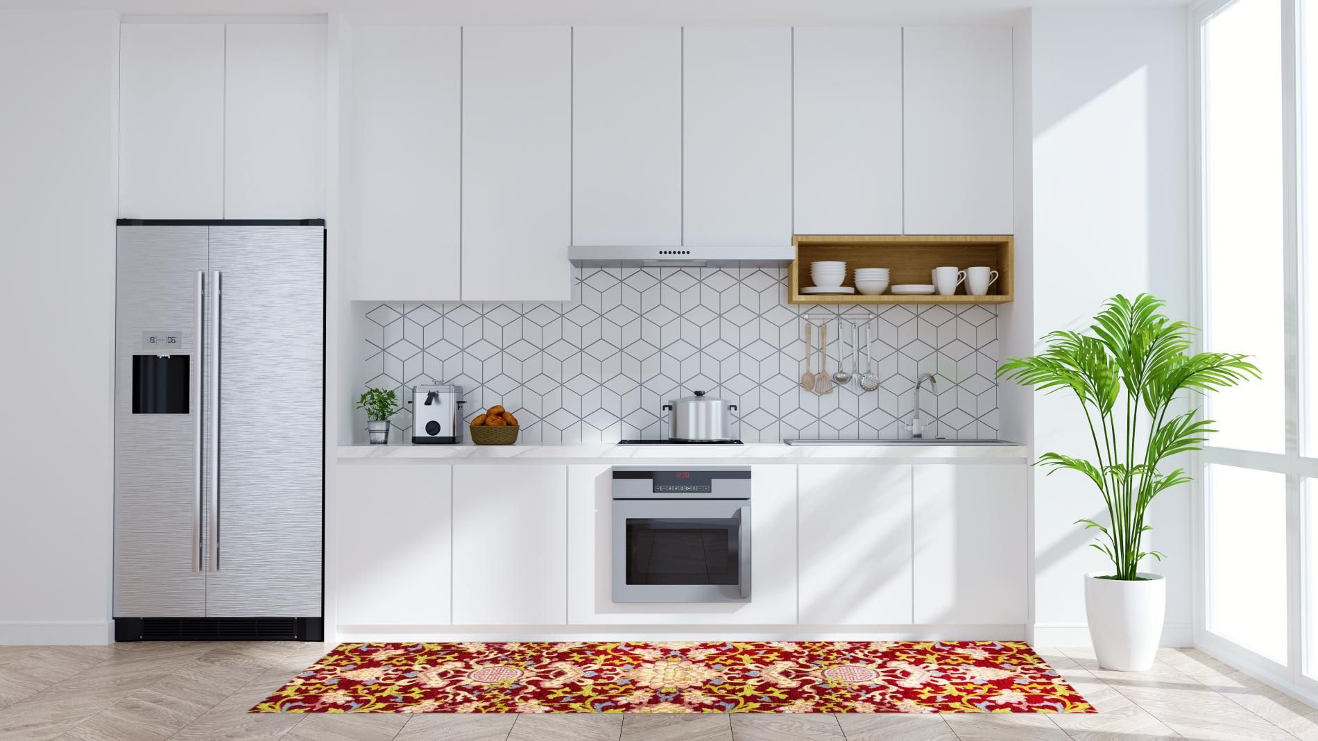 Passatoia LA VIA DELLA SETA, stile cinese, 55x180 cm - immagine 3