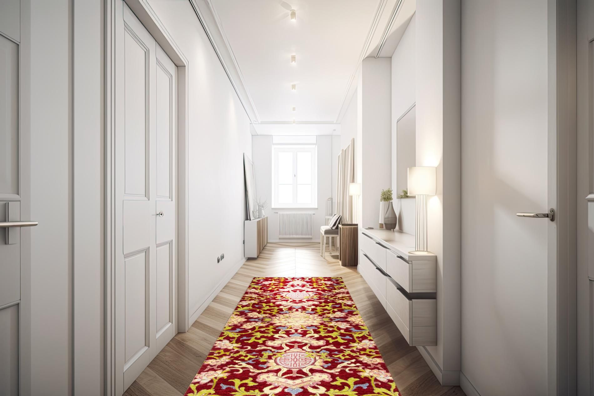 Passatoia LA VIA DELLA SETA, stile cinese, 55x180 cm - immagine 5