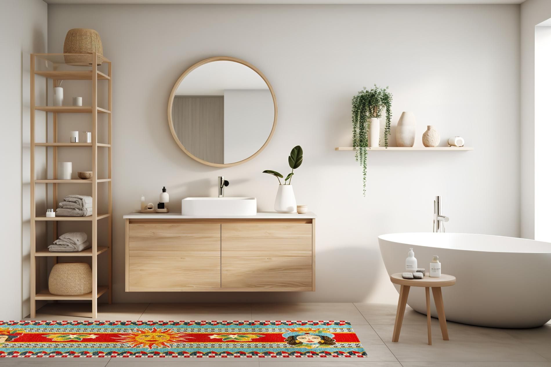 Passatoia SICILIAN RHAPSODY, stile siciliano, 55x180 cm - immagine 5