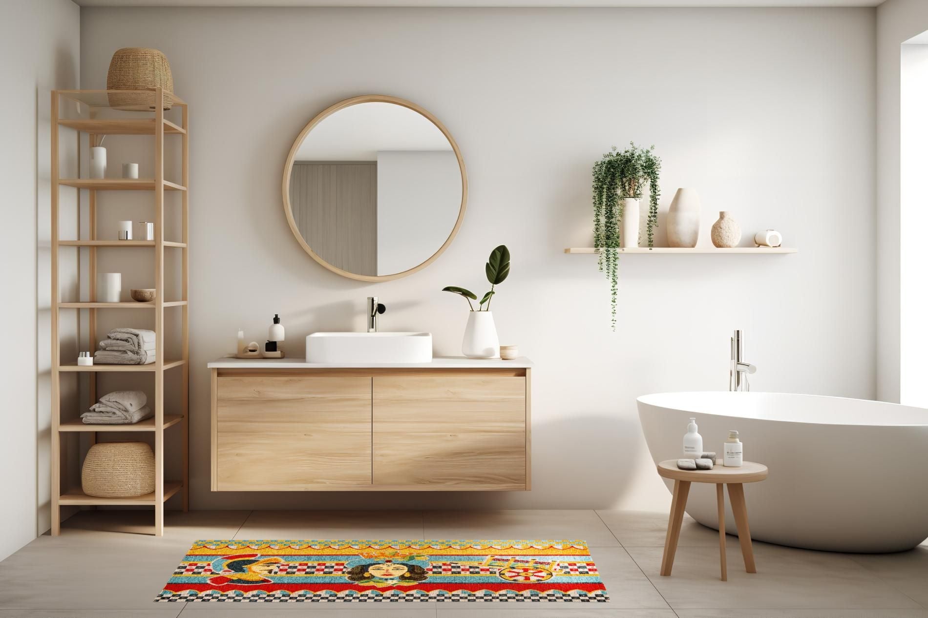 Passatoia SICILIAN RHAPSODY, stile siciliano, 55x110 cm - immagine 5