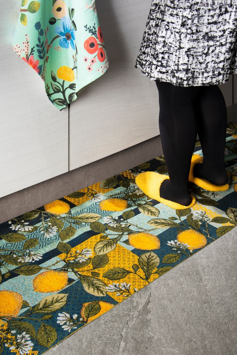 Passatoia BOBOLI, con limoni, 55x180 cm - immagine 8