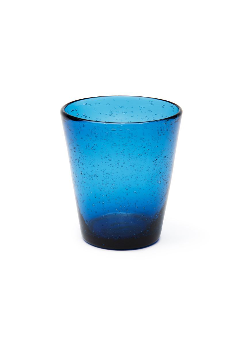 Bicchieri acqua COLOR BUBBLE, multicolore, vetro colorato in pasta ml 300 - immagine 2