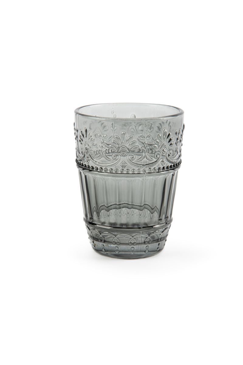 Bicchieri acqua COUNTRY FLOWER, multicolore, vetro colorato in pasta ml 300 - immagine 6