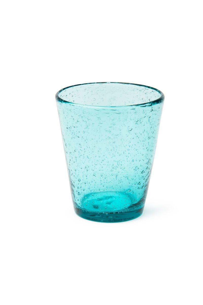 Bicchieri acqua COLOR BUBBLE, multicolore, vetro colorato in pasta ml 300 - immagine 7