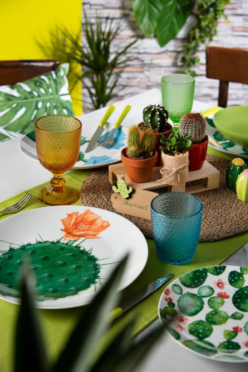 Bicchieri acqua ICE, multicolore, vetro colorato in pasta ml 300 - immagine 8