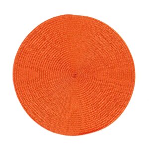 Tovaglietta arancio, tonda, 36 cm, multicolore